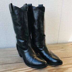 Black Heeled Boots
